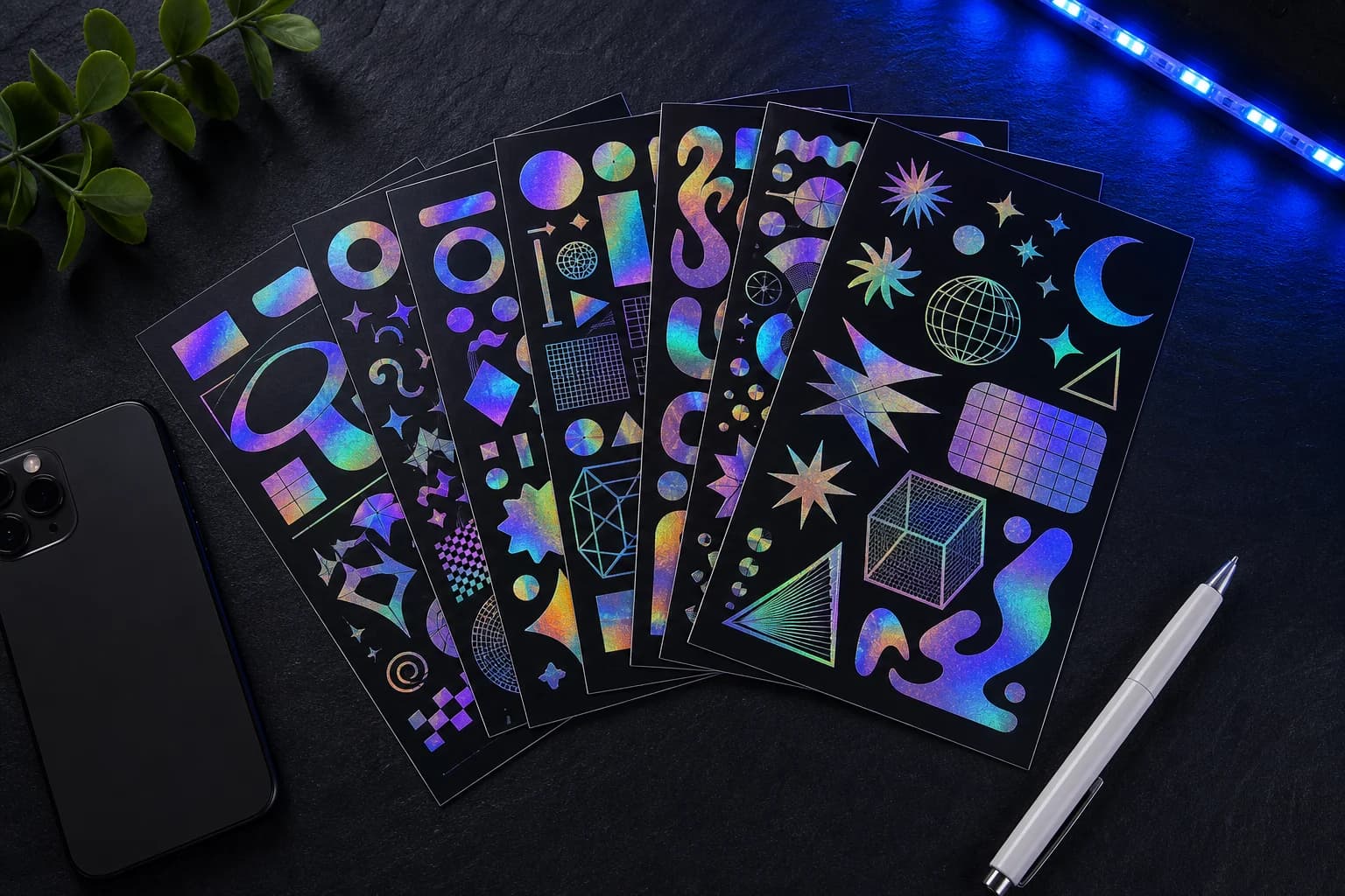Die-cut sticker packs